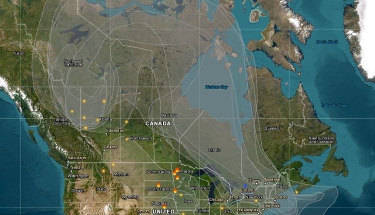 Smoke from Alberta Wildfires Reaches Ontario, Hazy Skies Observed in ...